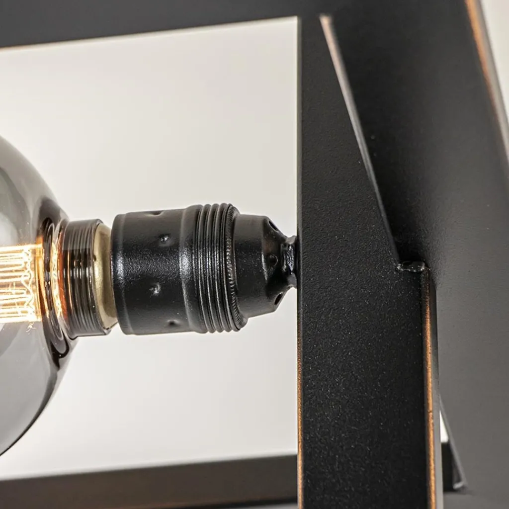 Straluma Plafondlamp Longa zwart 2xframe vierkant> Plafondlampen|Design Verlichting