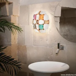 Straluma Plafondlamp Mida multicolor 32cm></noscript> Wandlampen|Slaapkamerlampen