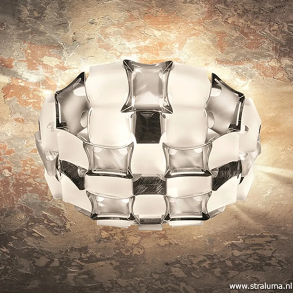 Straluma Plafondlamp Mida silver 50cm> Plafonnières|Slaapkamerlampen