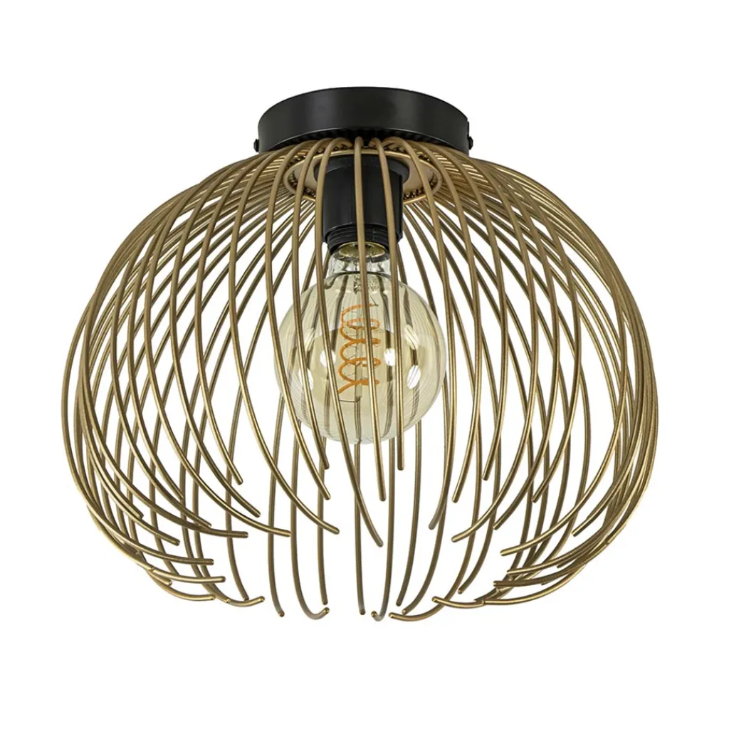 Straluma Plafondlamp Nest matgoud/zwart> Plafondlampen|Decoratieve Verlichting