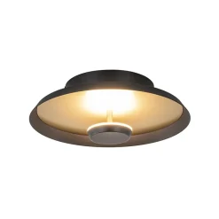 Straluma Plafondlamp Oro 25cm zwart/goud> Plafondlampen|Plafonnières