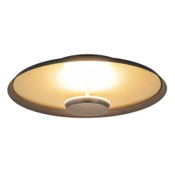 Straluma Plafondlamp Oro 35cm zwart/matgoud> Plafondlampen|Plafonnières