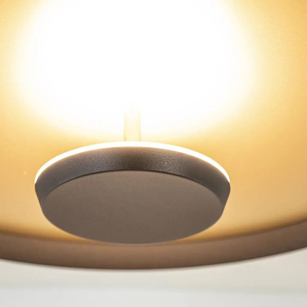 Straluma Plafondlamp Oro 35cm zwart/matgoud> Plafondlampen|Plafonnières