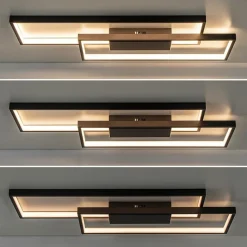 Straluma Plafondlamp Piazza 2L zwart 3-step dim><noscript><img width=