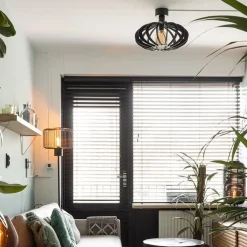 Straluma Plafondlamp Plywood zwart hout></noscript> Keukenverlichting|Plafondlampen