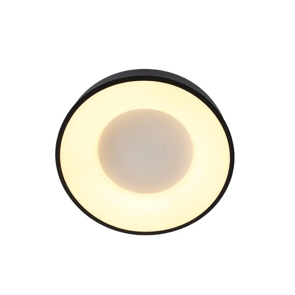 Straluma Plafondlamp Ringlede zwart> Plafondlampen|Plafonnières
