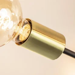 Straluma Plafondlamp Sticks 6L zwart/goud><noscript><img width=