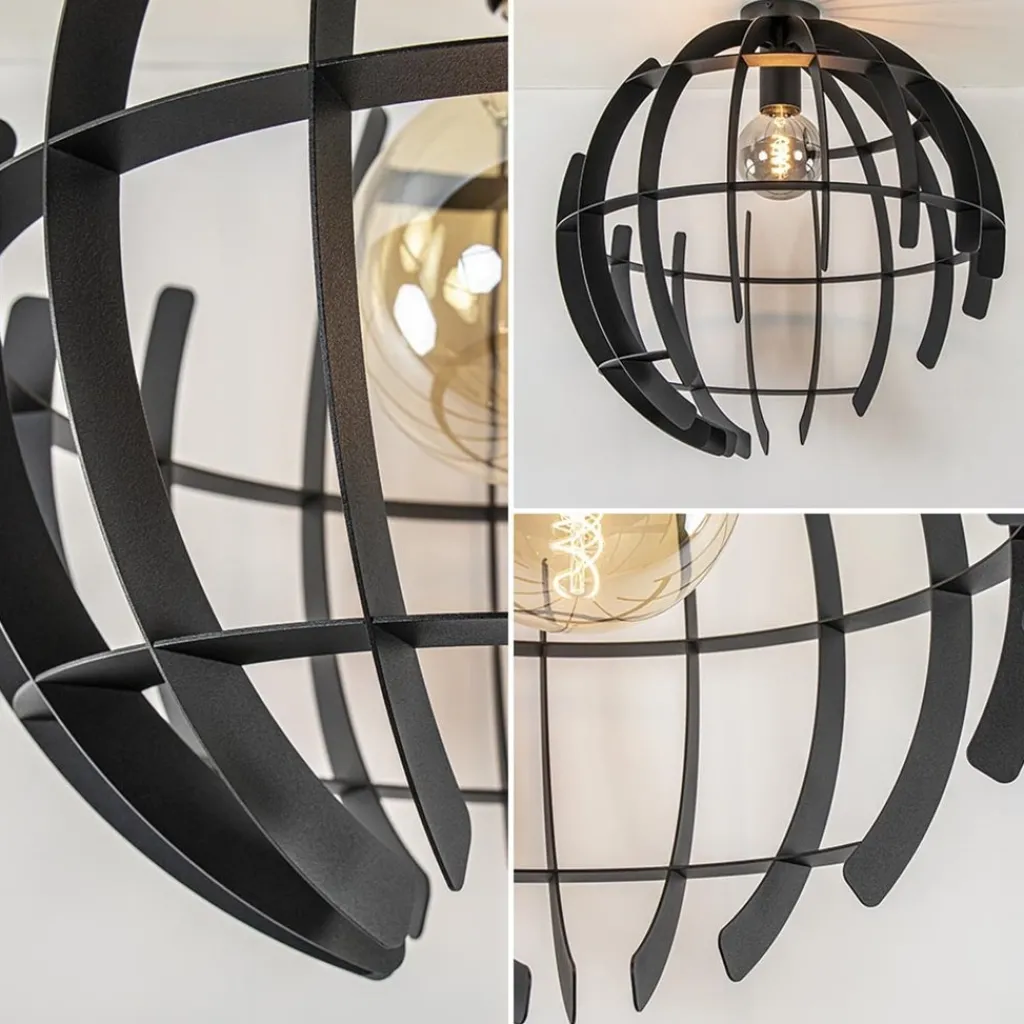 Straluma Plafondlamp Terra 60cm zwart> Plafondlampen|Design Verlichting