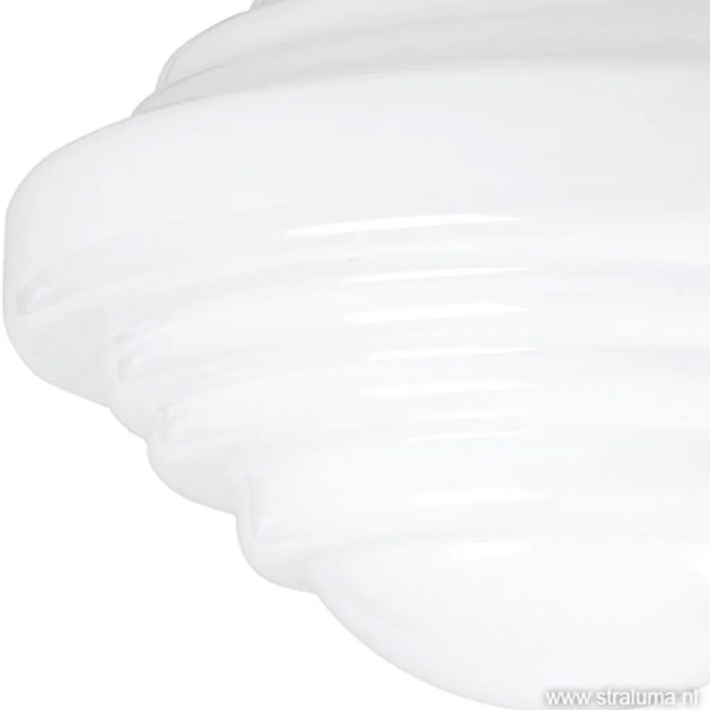 Straluma Plafondlamp York art deco opaal glas> Plafonnières|Woonkamerlampen