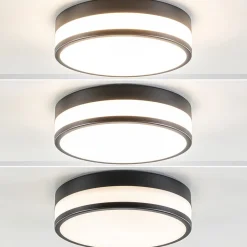 Straluma Plafondlamp zwart opaal glas 3-step dim> Plafondlampen|Plafonnières