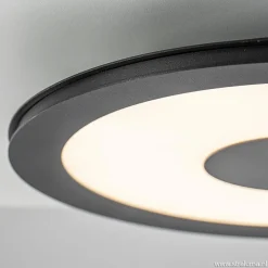 Straluma Plafondlamp zwart rond 38cm 3-st.dim.></noscript> Plafondlampen|Plafonnières