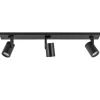 Straluma Plafondspot balk 3-lichts zwart ex.gu10> Opbouwspots|Keukenverlichting