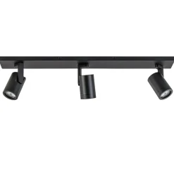 Straluma Plafondspot balk 3-lichts zwart ex.gu10> Opbouwspots|Keukenverlichting