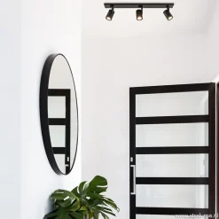 Straluma Plafondspot balk 3-lichts zwart ex.gu10><noscript><img width=