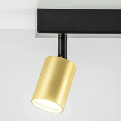 Straluma Plafondspot Bounce 2L 40cm zwart/matgoud><noscript><img width=