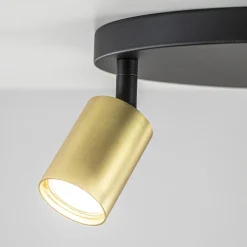 Straluma Plafondspot Bounce 3L rond zwart/goud><noscript><img width=