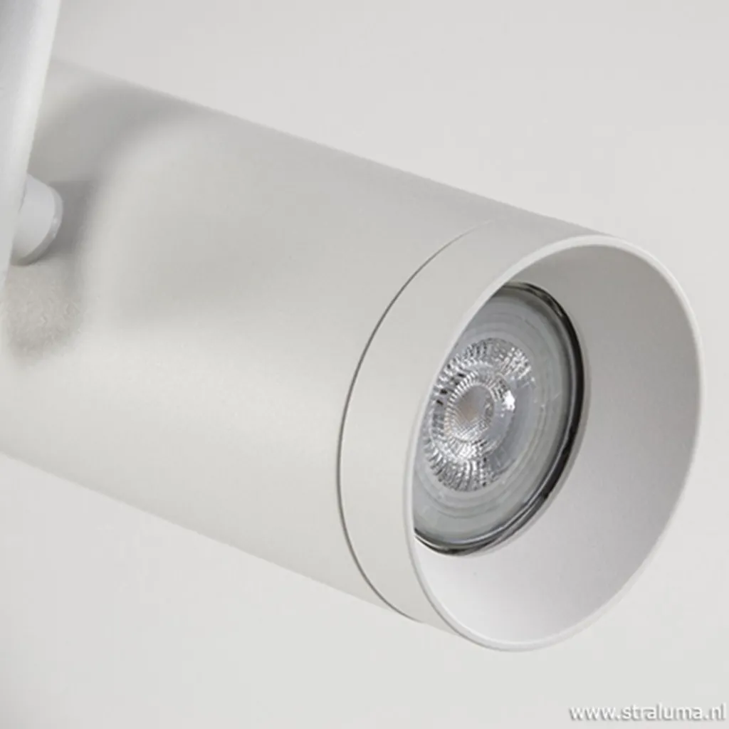Straluma Plafondspot cilinder hoog wit gu10> Opbouwspots|Woonkamerlampen