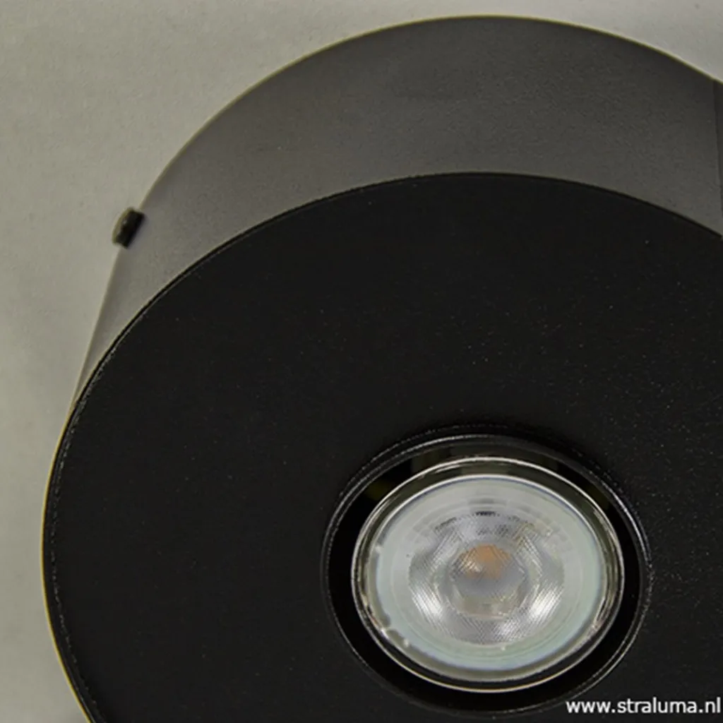 Straluma Plafondspot cilinder plat gu10> Opbouwspots|Plafonnières