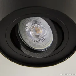 Straluma *Plafondspot cilinder zwart verstelbaar></noscript> Opbouwspots|Woonkamerlampen