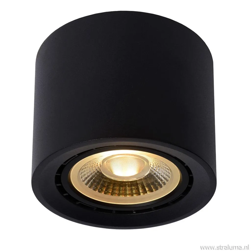 Straluma Plafondspot cilinder zwart gu10-111 dim to warm> Plafondlampen|Opbouwspots