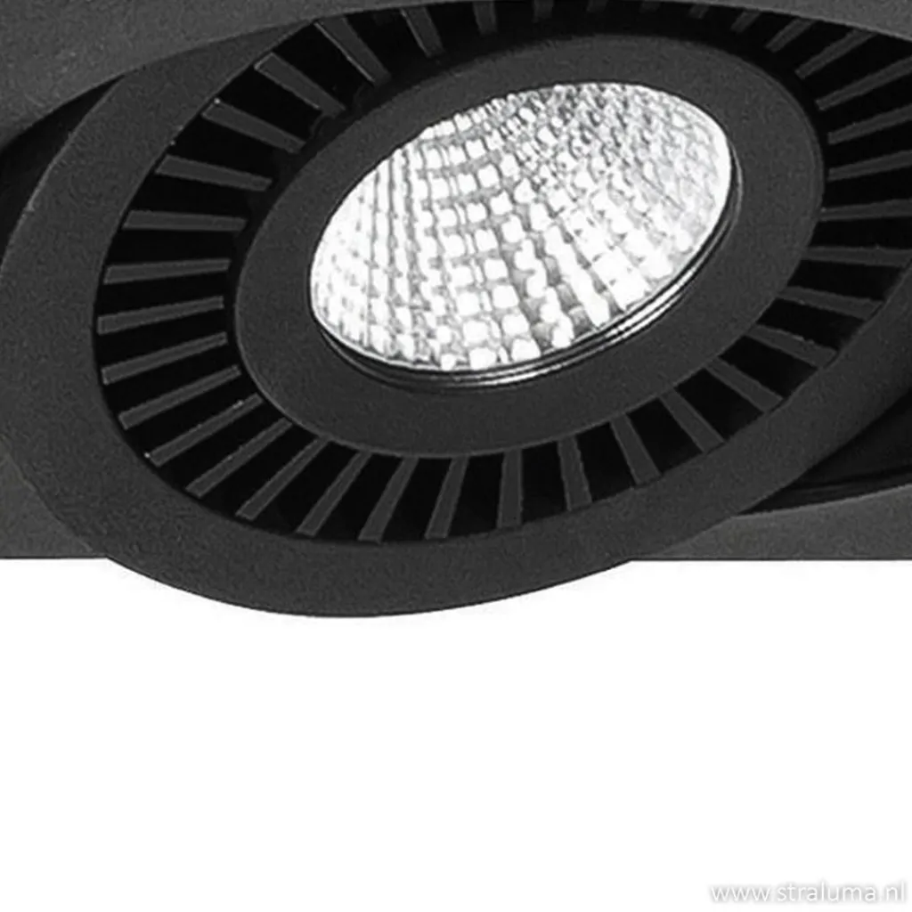 Straluma Plafondspot Eye 3L box zwart led 3000k> Plafondlampen|Opbouwspots
