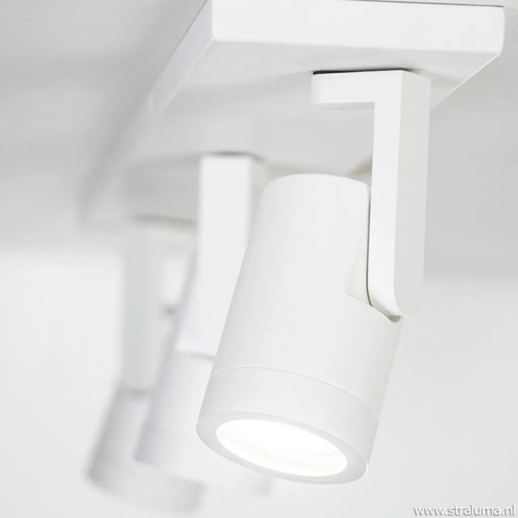 Straluma Plafondspot Halo 3L balk wit> Opbouwspots|Keukenverlichting