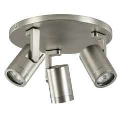 Straluma Plafondspot Halo 3L rond rvs> Opbouwspots|Keukenverlichting