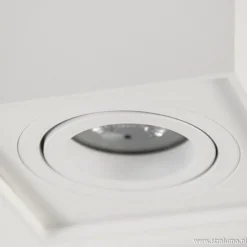 Straluma Plafondspot kubus wit verstelbaar gu10><noscript><img width=