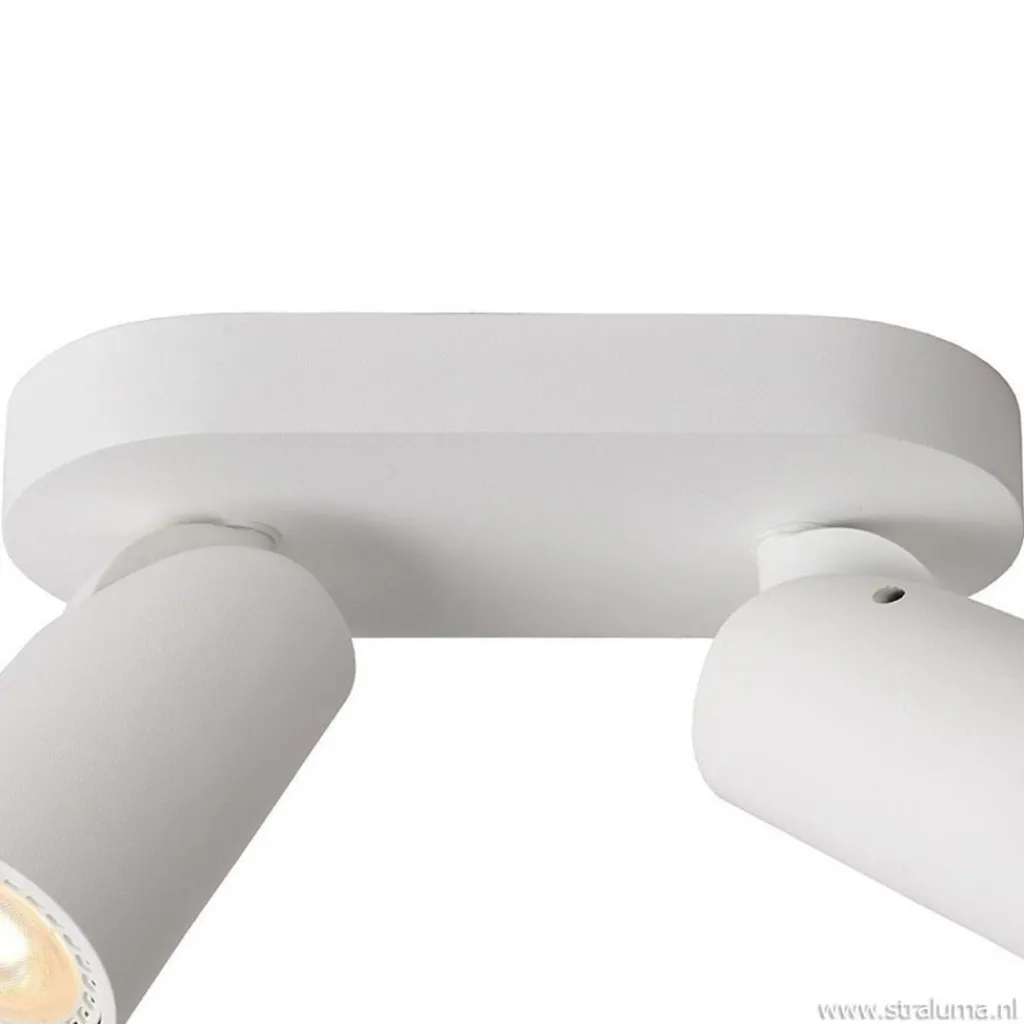 Straluma Plafondspot 2L wit incl.gu10 dtw> Plafondlampen|Opbouwspots