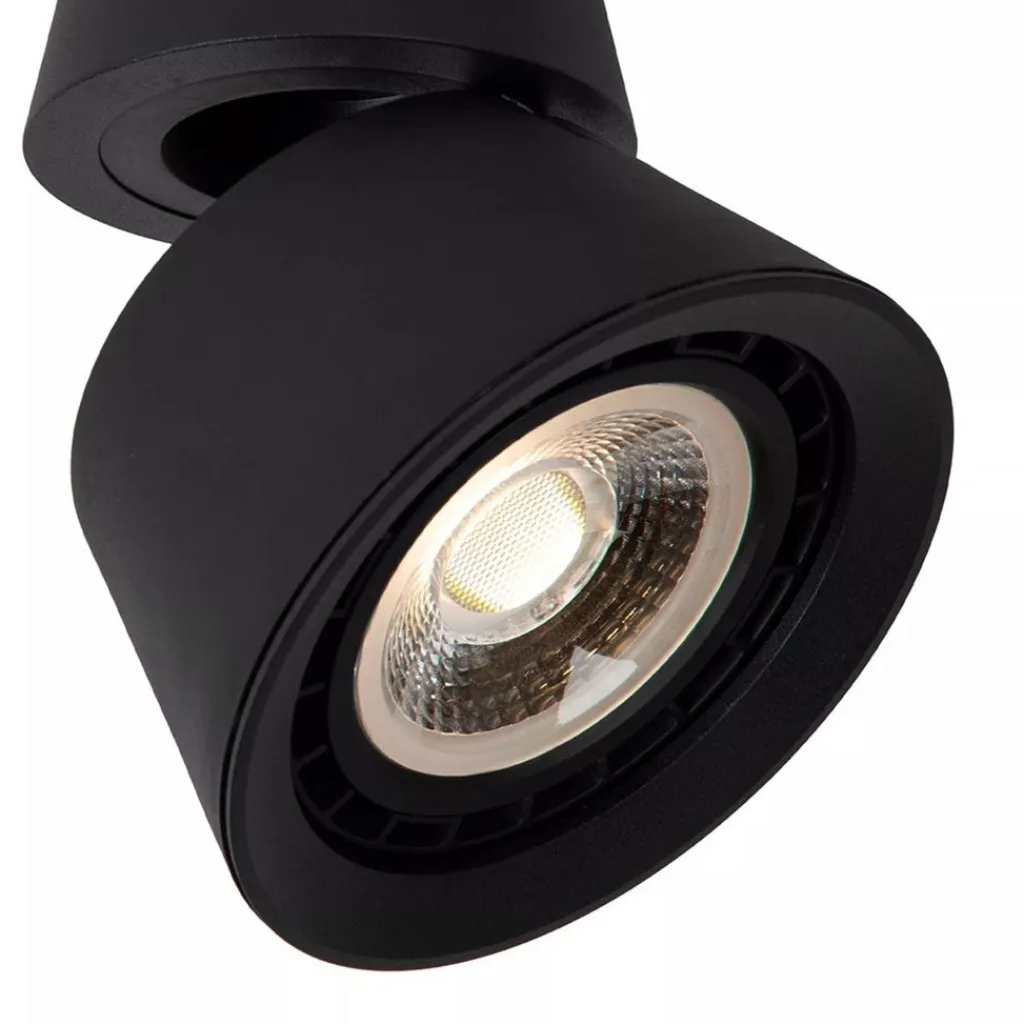 Straluma Plafondspot 1l zwart gu10-111> Plafondlampen|Opbouwspots