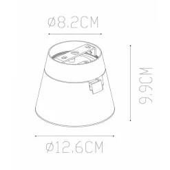 Straluma Plafondspot 1l zwart gu10-111><noscript><img width=