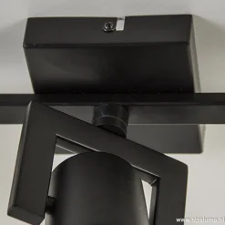 Straluma Plafondspot 3-lichts zwart incl.gu10><noscript><img width=