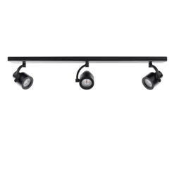 Straluma Plafondspot mat zwart balk 3-lichts gu10> Plafondlampen|Opbouwspots