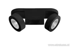 Straluma Plafondspot Montreal 2L balk zwart 3000></noscript> Plafondlampen|Opbouwspots