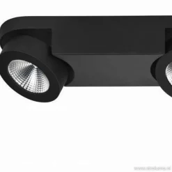 Straluma Plafondspot Montreal 3L balk zwart 3000k></noscript> Plafondlampen|Opbouwspots