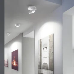 Straluma Plafondspot Nautilus wit/chroom></noscript> Plafondlampen|Opbouwspots