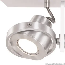 Straluma Plafondspot Quatro 2L alu led incl.gu10></noscript> Plafondlampen|Wandlampen