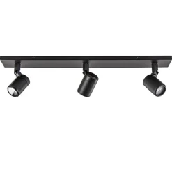 Straluma Plafondspot Rain 3L balk zwart gu10 IP44> Opbouwspots|Slaapkamerlampen