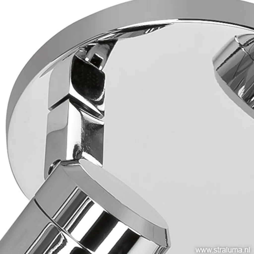 Straluma Plafondspot Rain 2l rond chroom IP44> Opbouwspots|Keukenverlichting