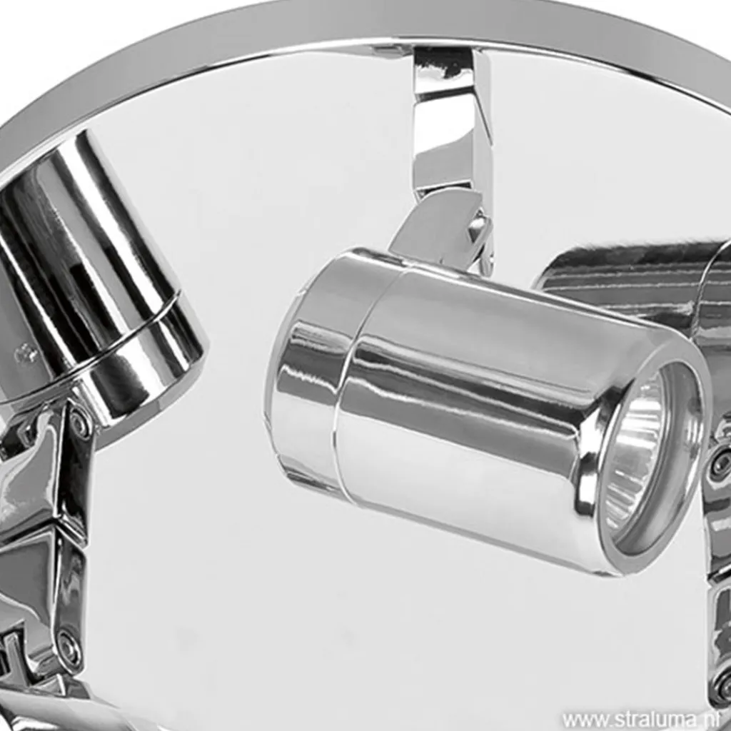 Straluma Plafondspot Rain 3l rond chroom IP44> Opbouwspots|Keukenverlichting