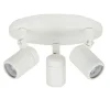 Straluma Plafondspot Rain 3L rond wit IP44> Plafondlampen|Opbouwspots