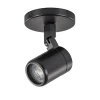 Straluma Plafondspot Rain 1L rond zwart gu10 IP44> Wandlampen|Opbouwspots