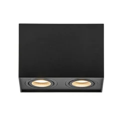 Straluma Plafondspot Rebel box 2l zwart gu10><noscript><img width=