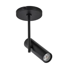 Straluma Plafondspot Trend enkel zwart gu10 mini> Opbouwspots|Woonkamerlampen