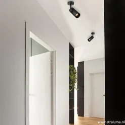 Straluma Plafondspot tube zwart verstelbaaar></noscript> Opbouwspots|Woonkamerlampen