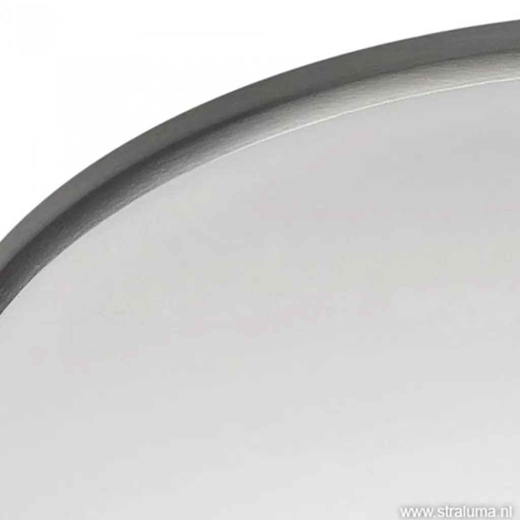 Straluma Plafonnière Art nikkel/wit 30cm> Plafonnières|Slaapkamerlampen