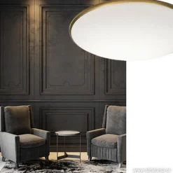 Straluma Plafonnière Art rond brons 35 cm><noscript><img width=