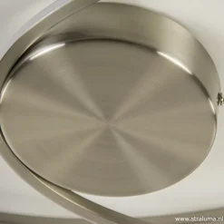 Straluma Plafonnière Eclipse nikkel led 3-st.dimb><noscript><img width=