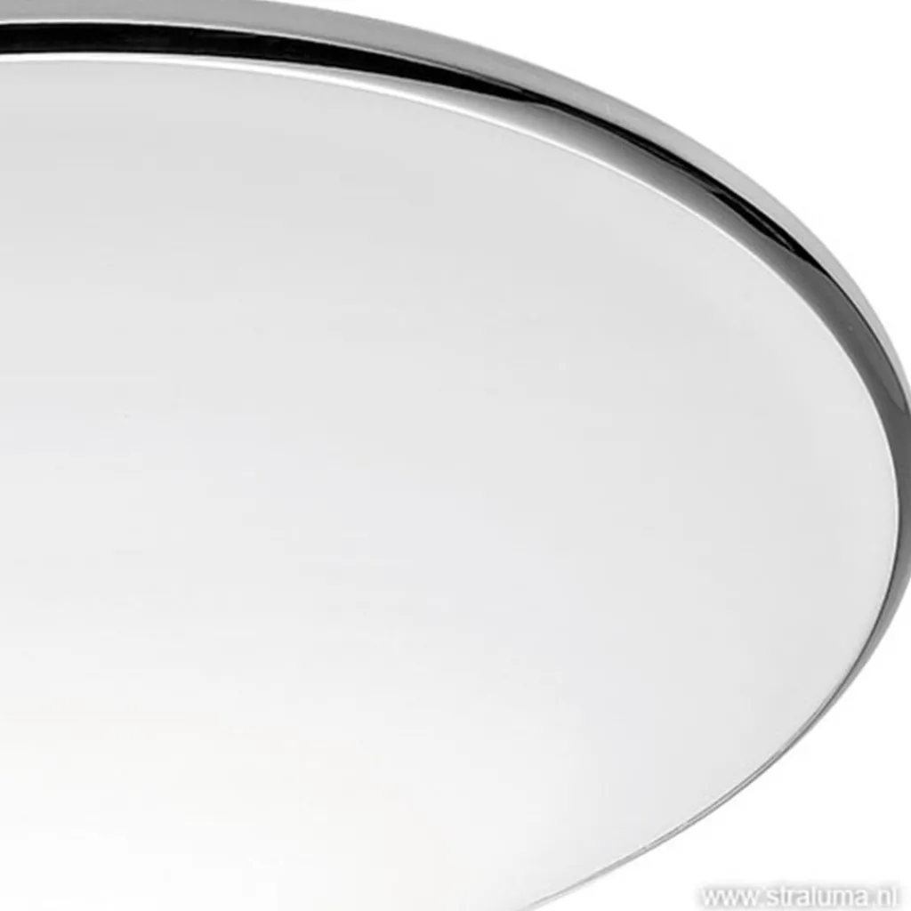 Straluma PlafonnièreArt rond chroom 30 cm> Plafonnières|Woonkamerlampen