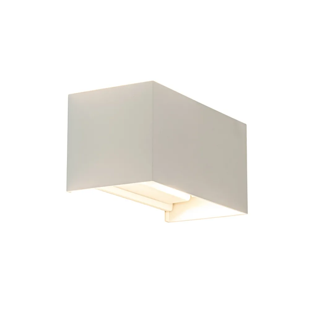 Straluma Rechthoekige LED buitenlamp wit verstelbaar> Wandlampen|Buitenlampen